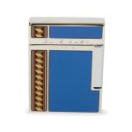 ELIE BLEU J-14 JET ALEVLI MAVI JAPON LACQUER ALBA MARQUETRY ÇAKMAK - Görsel 3