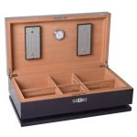 ELIE BLEU HUMIDOR HARMATTAN ALBA AMBOYNA BURT PURO KUTUSU - Görsel 2