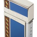 ELIE BLEU J-14 JET ALEVLI MAVI JAPON LACQUER ALBA MARQUETRY ÇAKMAK - Görsel 2