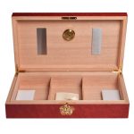 ELIE BLEU HUMIDOR TIGER RED MOTTLED MAPLE TREE - Görsel 7