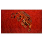 ELIE BLEU HUMIDOR TIGER RED MOTTLED MAPLE TREE - Görsel 8