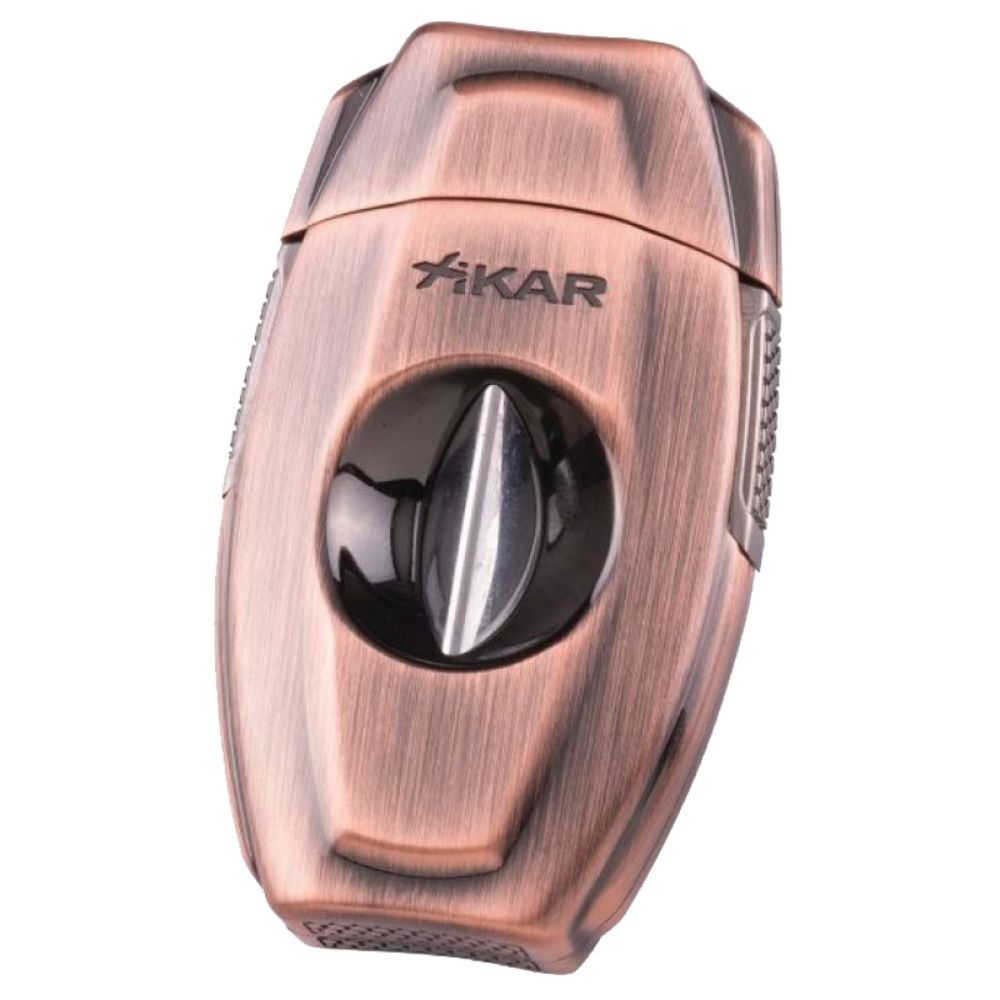xikarlighter1.jpg XIKAR VX2 V-CUT Bronze Puro Kesici - Görsel 1